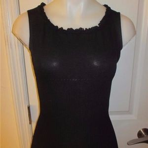 ANNE CLAIRE BLACK SLEEVELESS TOP SIZE 44/S